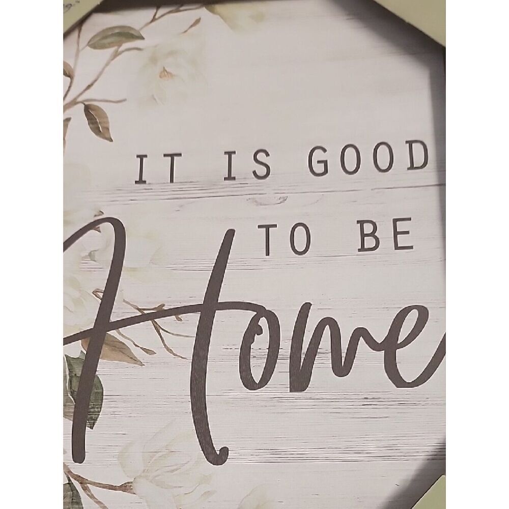 Willow Spring Home Floral Script Framed Sign - Picture 4 of 8